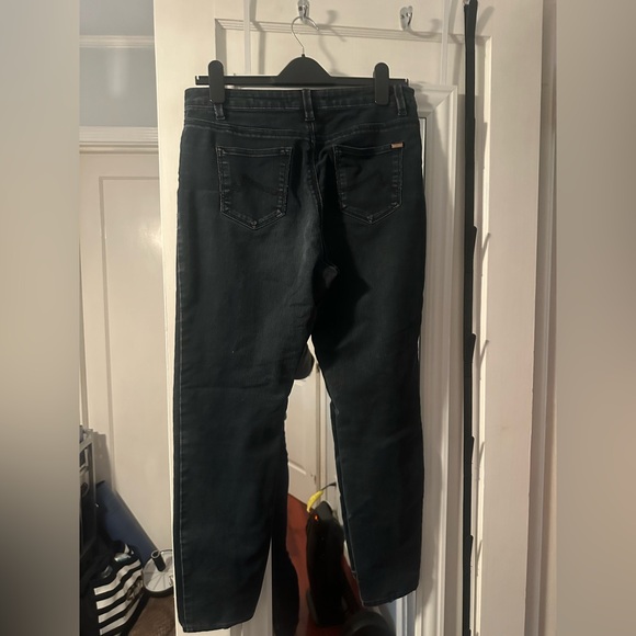 Max Dark Denim Washed Skinny Jean Pants Bottoms Women 8 New - Picture 3 of 4